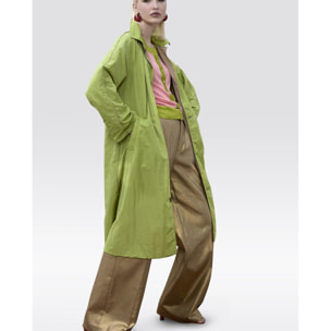 Trench reversibile in tessuto tecnico