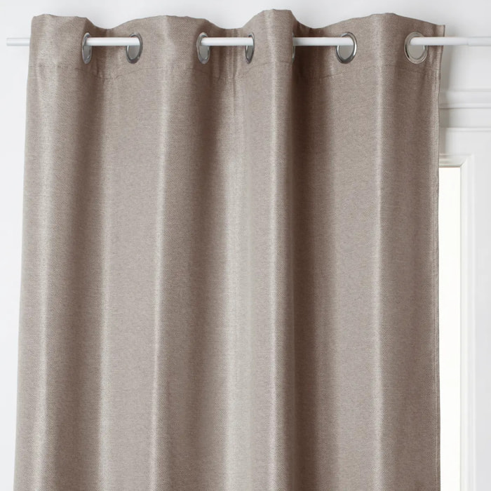 Rideau occultant "Elena" beige 140x260cm