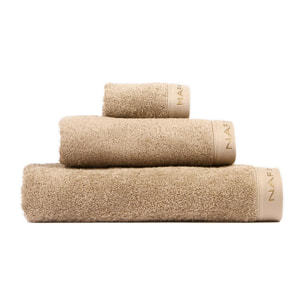 Lot de 3 serviettes CASUAL - 100% coton - 500grm/2 - beige