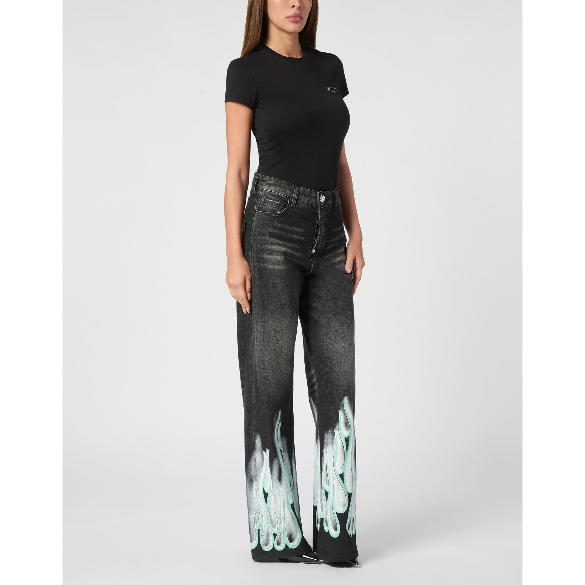 PHILIPP PLEIN Jeans Skater fit FLAME