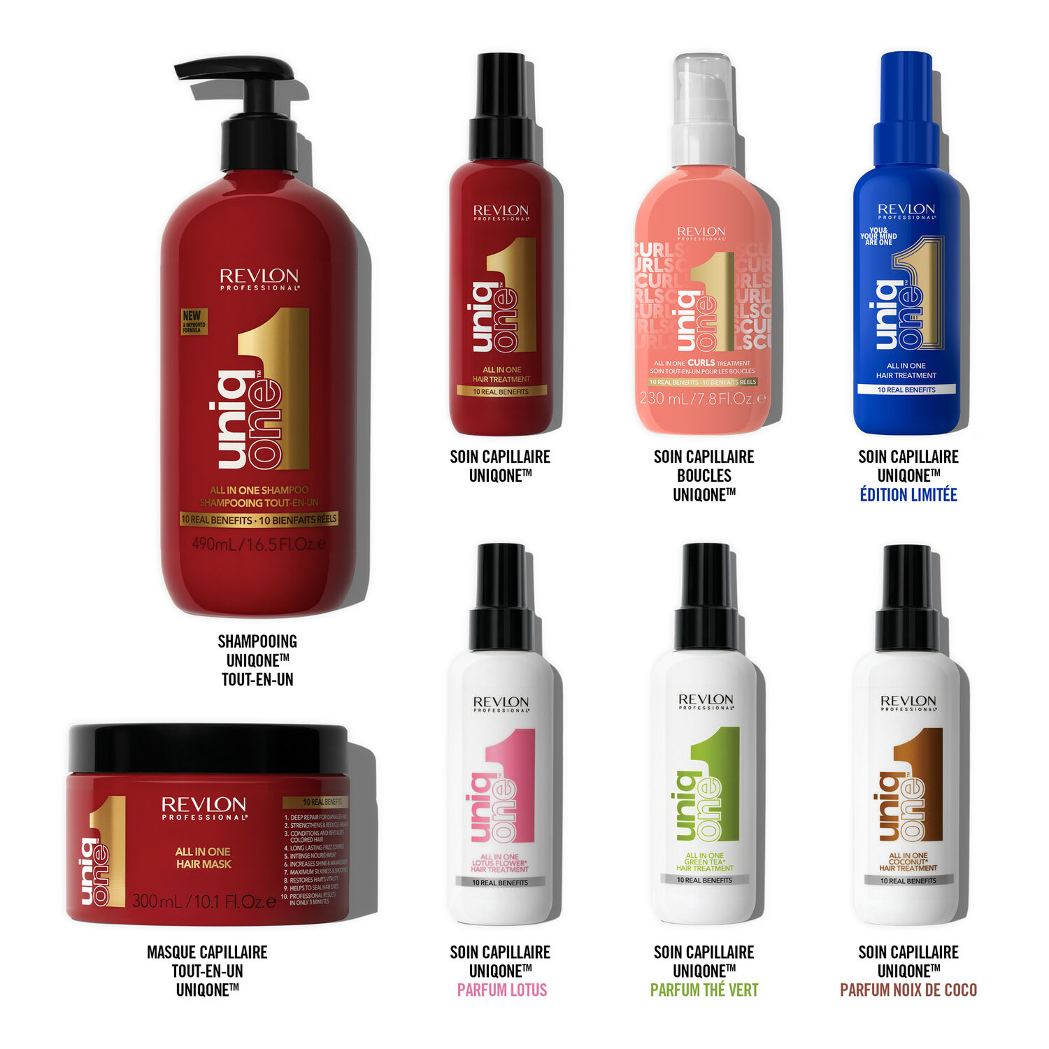 UNIQONE™ - Shampooing et Après-Shampoing 10 Bienfaits Rouge Classique