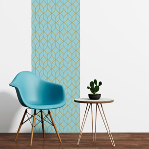 Papier peint intissé pré-encollé - SCANDINAVE AQUAMARINE - 1 rouleau