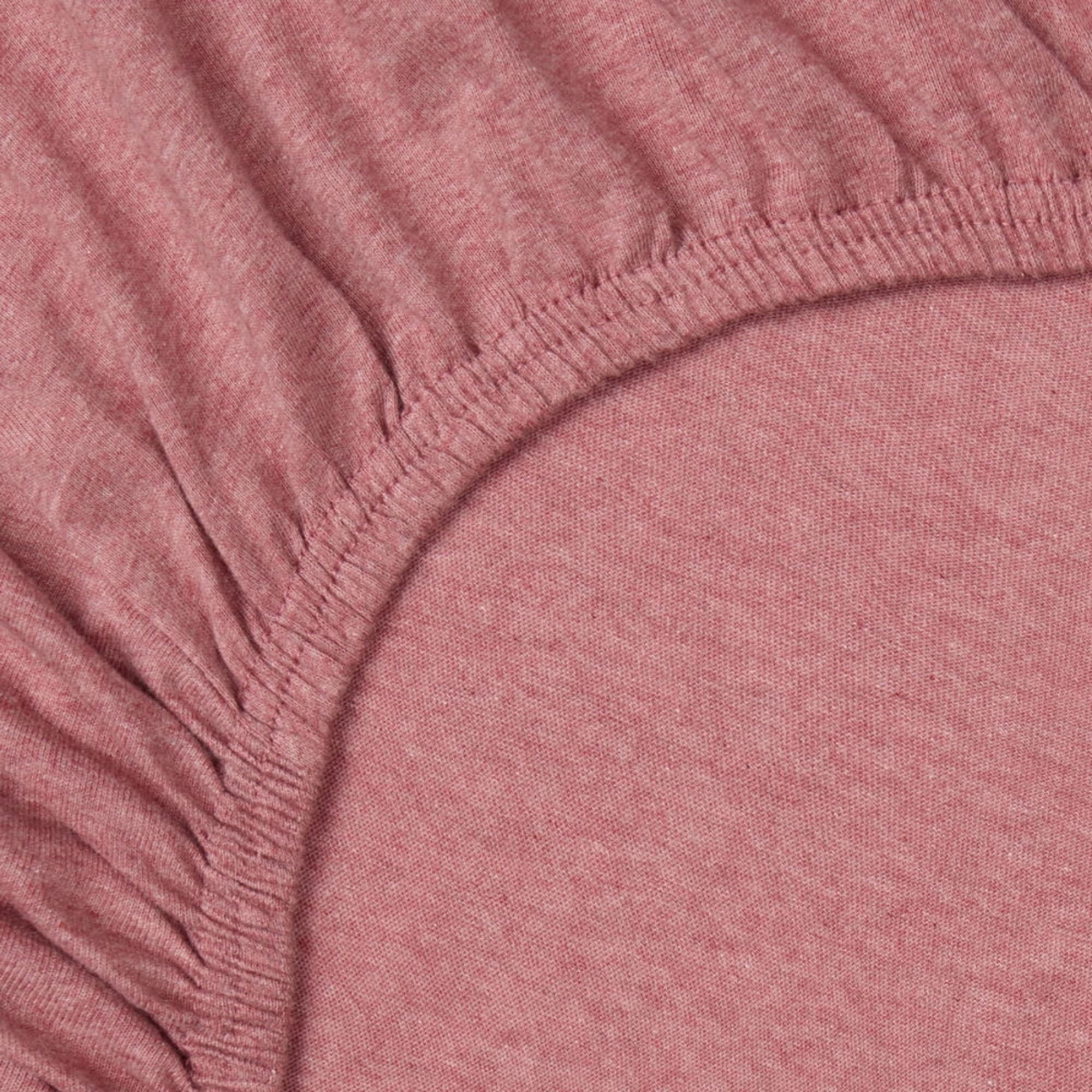 Bajera punto algodón sostenible Punto color rosa Punto de algodón