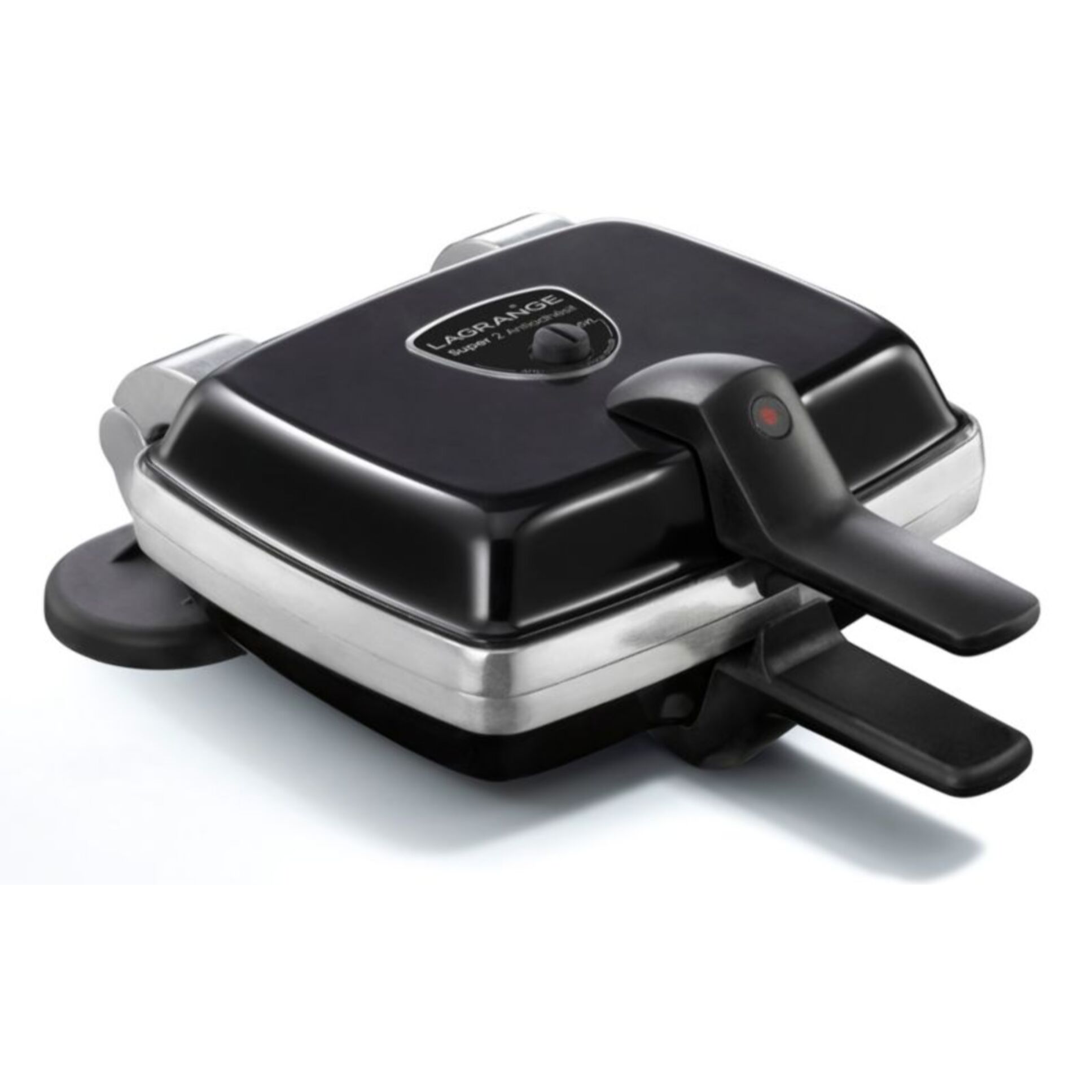 Gaufrier LAGRANGE super 2 antiadhésif noir gaufres +GT+CM