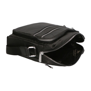 Borsa a tracolla uomo - Modello False - 100% pelle PU - 20.0 x 23.0 x 7.0 cm