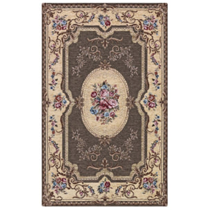 Tappeto Salotto Aubusson Color Fango