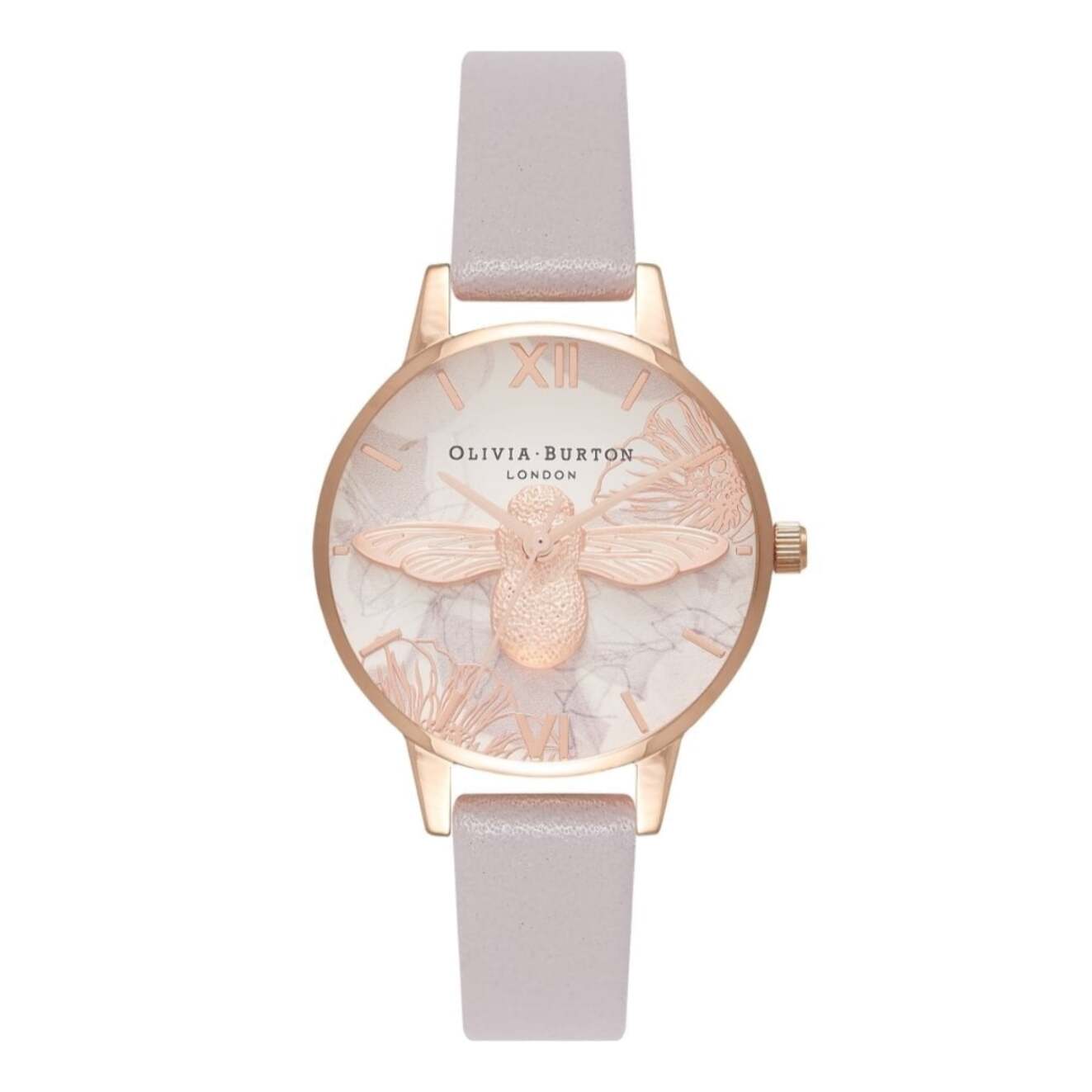 Reloj Olivia Burton OB16VM17 Mujer Analogico Cuarzo con Correa de Cuero