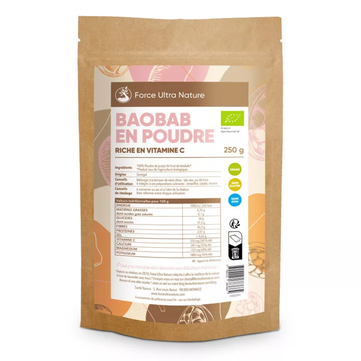 Baobab en poudre Bio