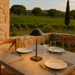 Lampe de table sans fil MARAIS H29CM