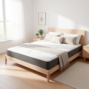 Materasso Matrimoniale H3 Medio Rigido Con 240 Molle Insacchettate Al M² Double Sided Supporto Ergonomico Comfort Elevato 160 x 190 x  22 Cm