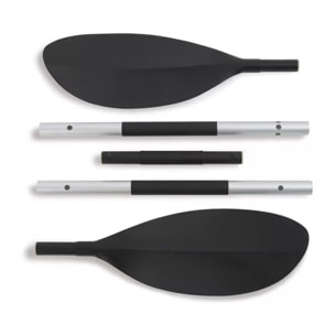 Pala de kayak Intex de aluminio, 218 cm
