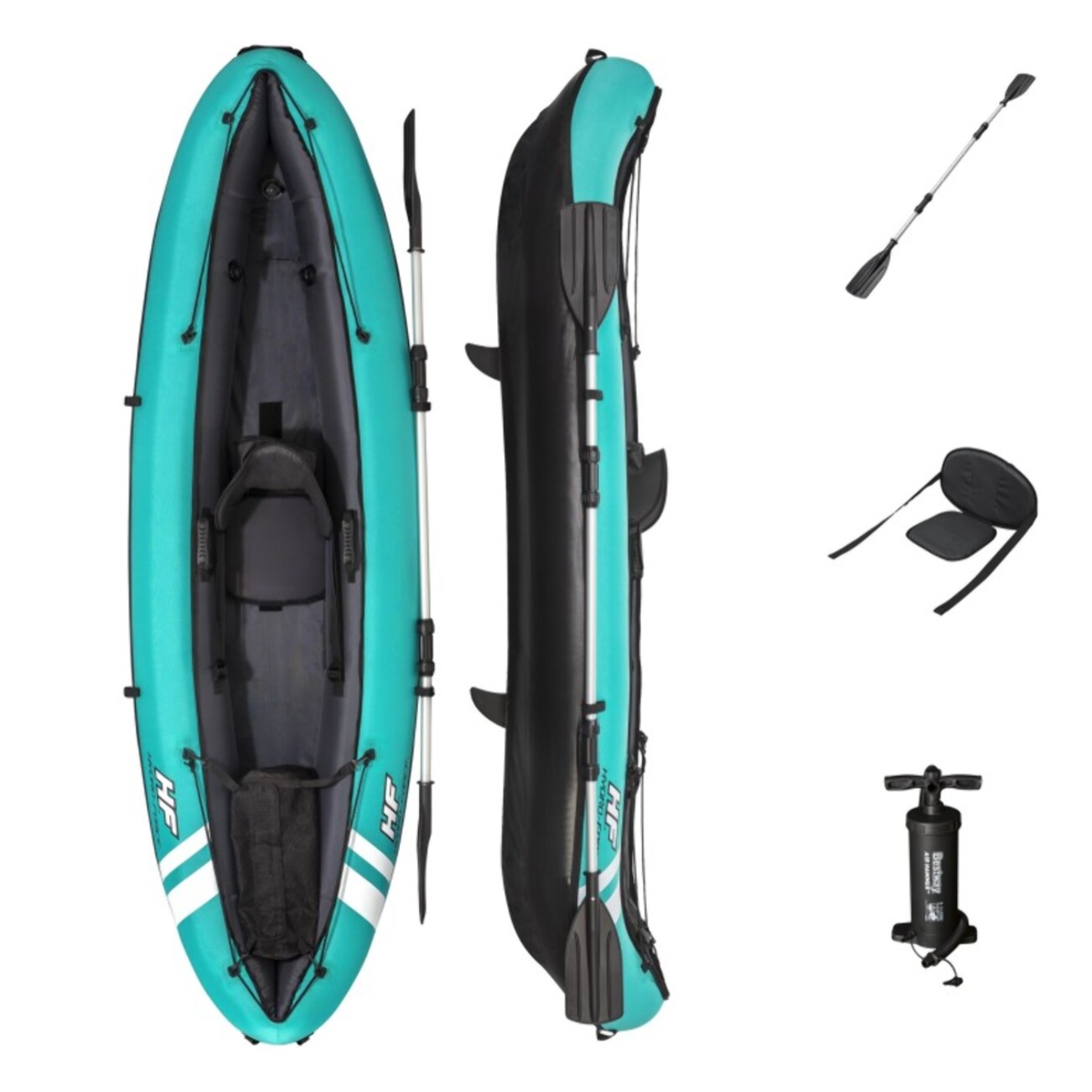 Bestway Kayak gonflable 1 place Ventura 280 x 86 cm