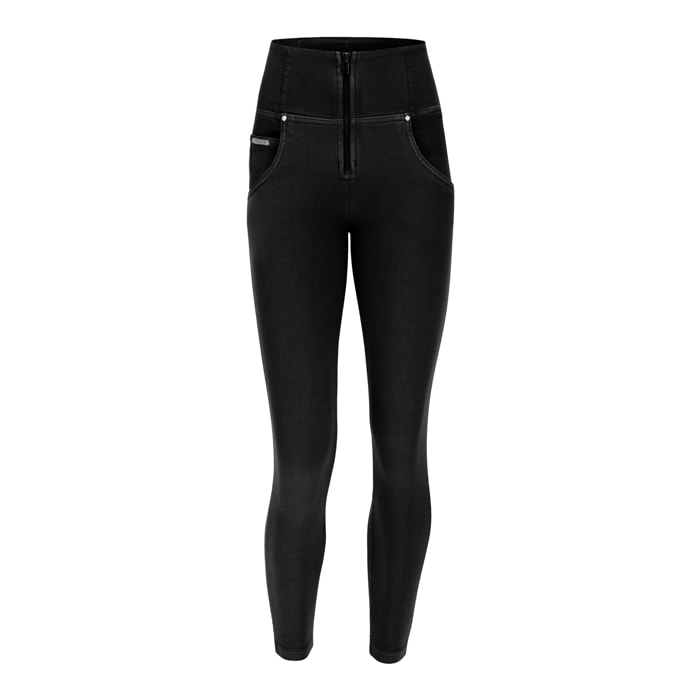 Pantaloni push up WR.UP® 7/8 superskinny in tessuto navetta