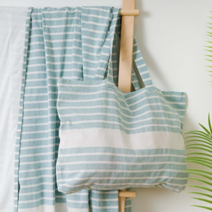 Pack Toalla Pareo + Bolso Raya algodón