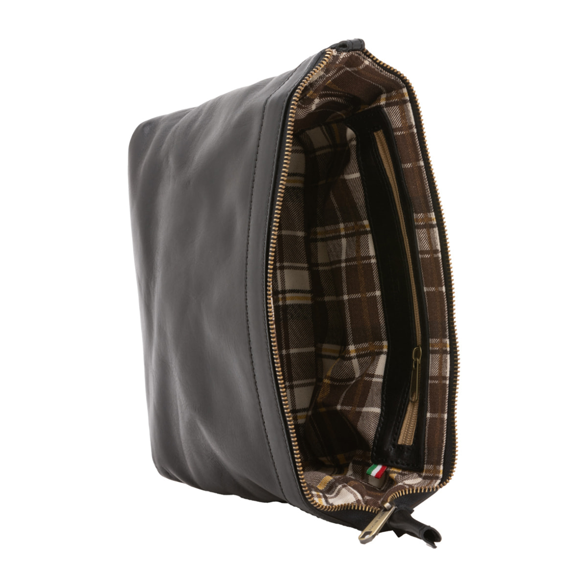 Pochette  unisex In Vera pelle Made in Italy 18x23x12 cm