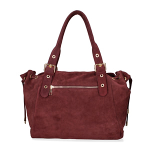 Borsa a mano da donna Made in Italy - Modello Celeste Plus - 100% pelle - 20.0 x 28.5 x 41.0 cm
