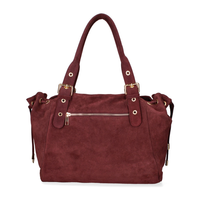 Borsa a mano da donna Made in Italy - Modello Celeste Plus - 100% pelle - 20.0 x 28.5 x 41.0 cm