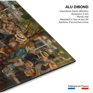 Tableau Auguste Renoir -Le Bal du moulin de la galette Tableau alu Dibond