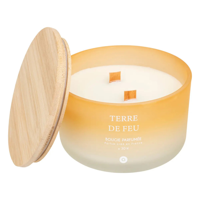 Bougie parfumée "Terre des merveilles" bouquet de lila 420g