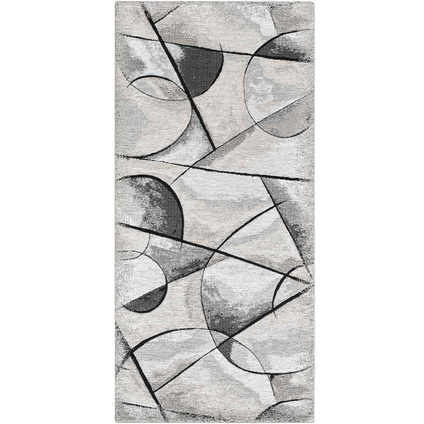 Tappeto Multiuso Cucina Bagno Moderno Grigio