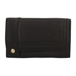 Portafoglio uomo in vera pelle - Modello False - Casual - 18.0 x 11.0 x 4.0 cm