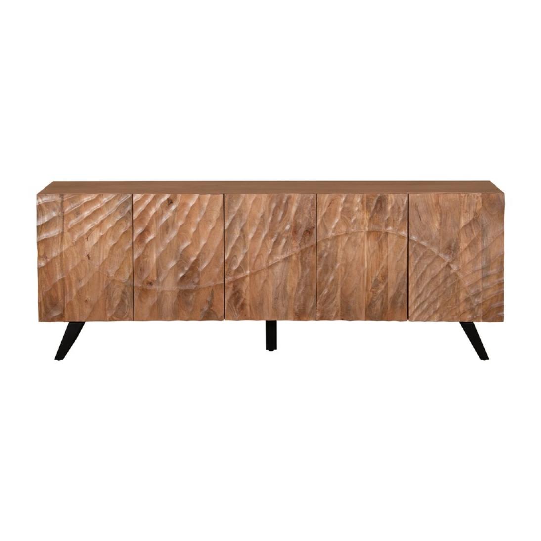 CREDENZA IN LEGNO DI MANGO 5 ANTE