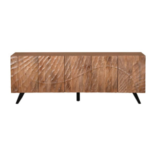 CREDENZA IN LEGNO DI MANGO 5 ANTE