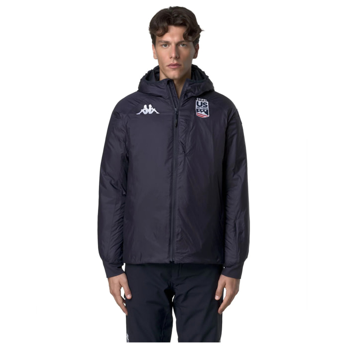 Kappa - Giacche Uomo Donna Blu - 6Cento 676 Us