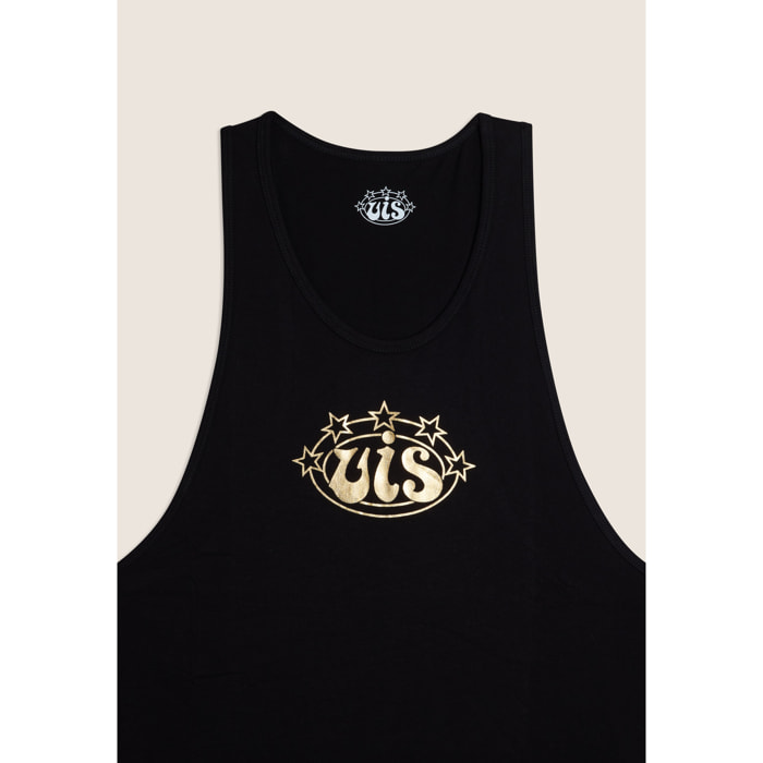 Canotta Donna Regular in Cotone con Logo VIS Oro