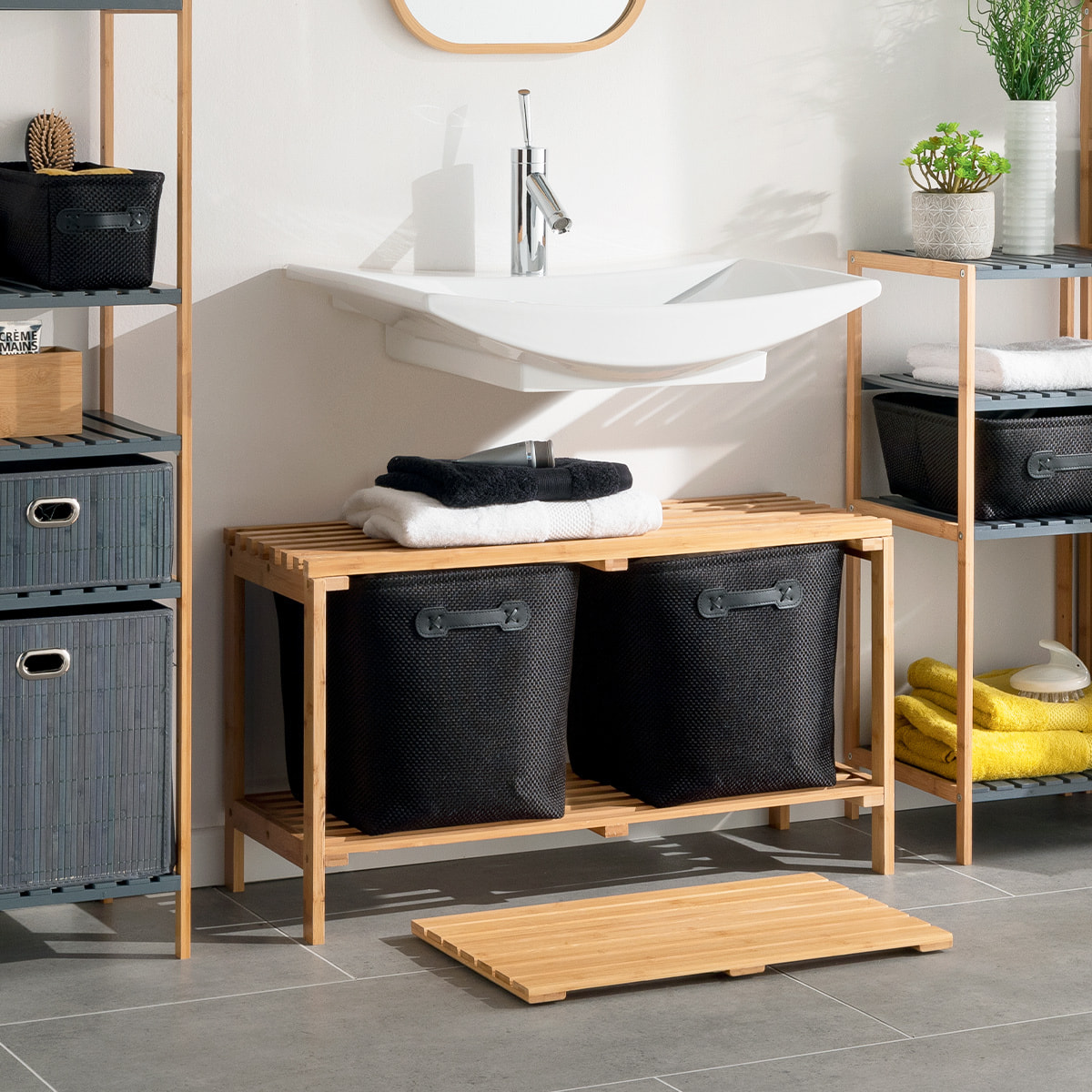 Caillebotis 53x36cm Bambou