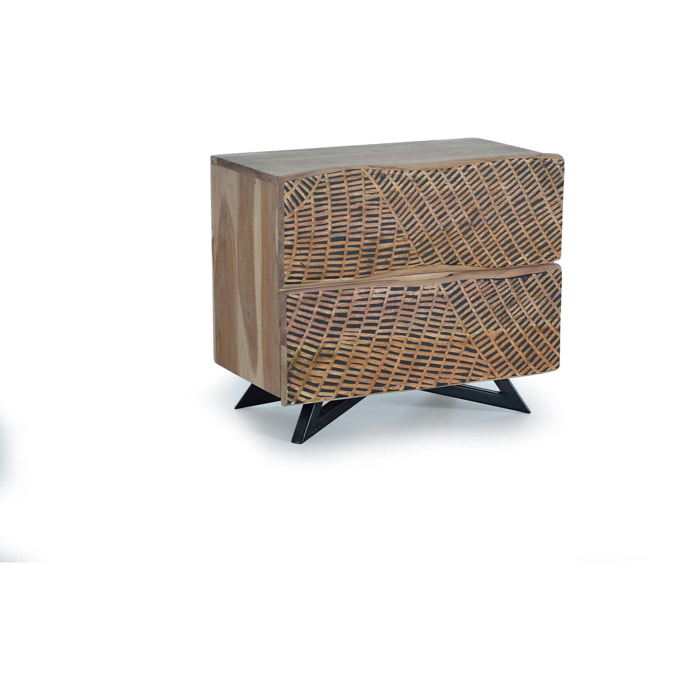 Mesita de noche giner y colomer - 57x34x50cm