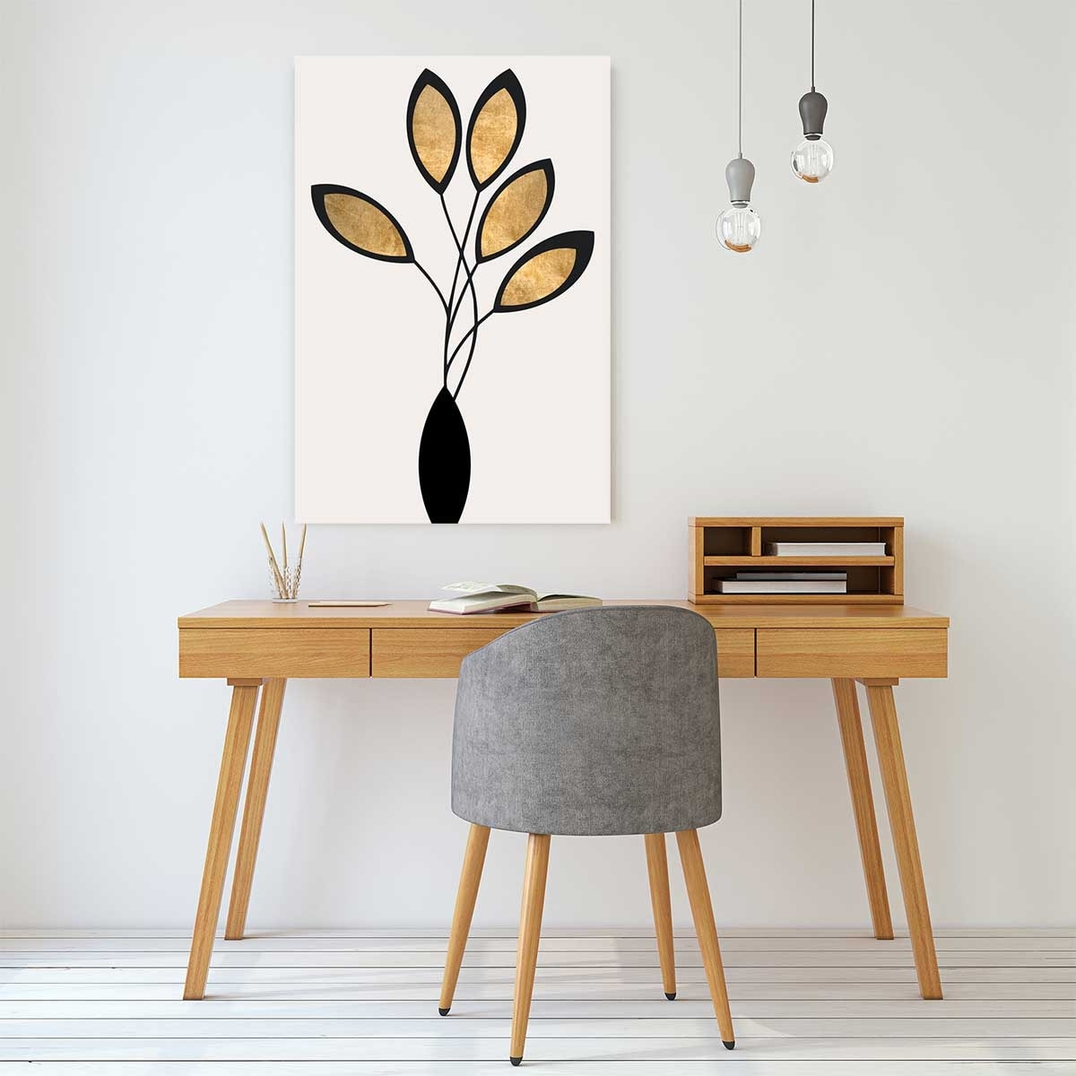 Tableau bouquet de bronze Tableau plexiglas