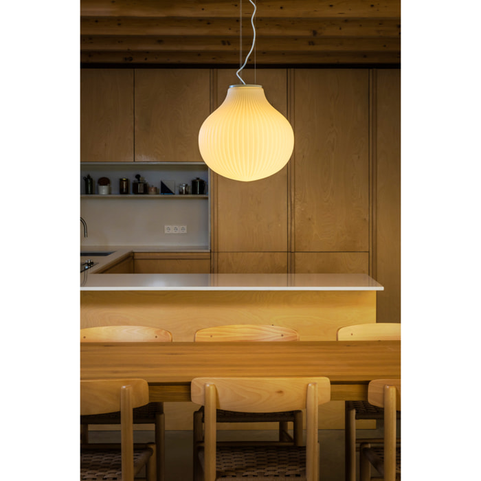 ISABELLE 400 Lampe suspension blanche