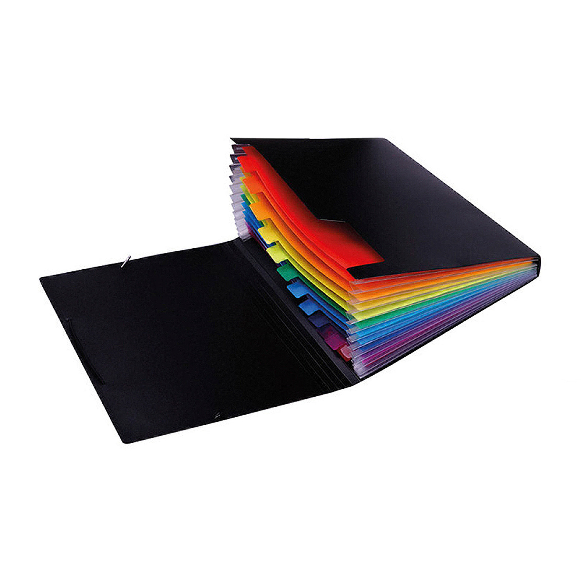 CARPETA FUELLE A4 CON GOMA MULTICOLOR