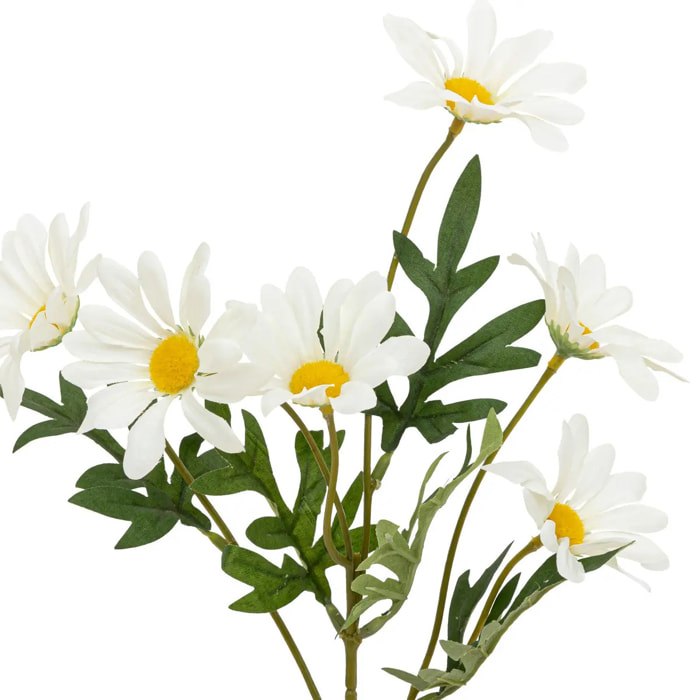 Tige artificielle de marguerite H60cm multicolore
