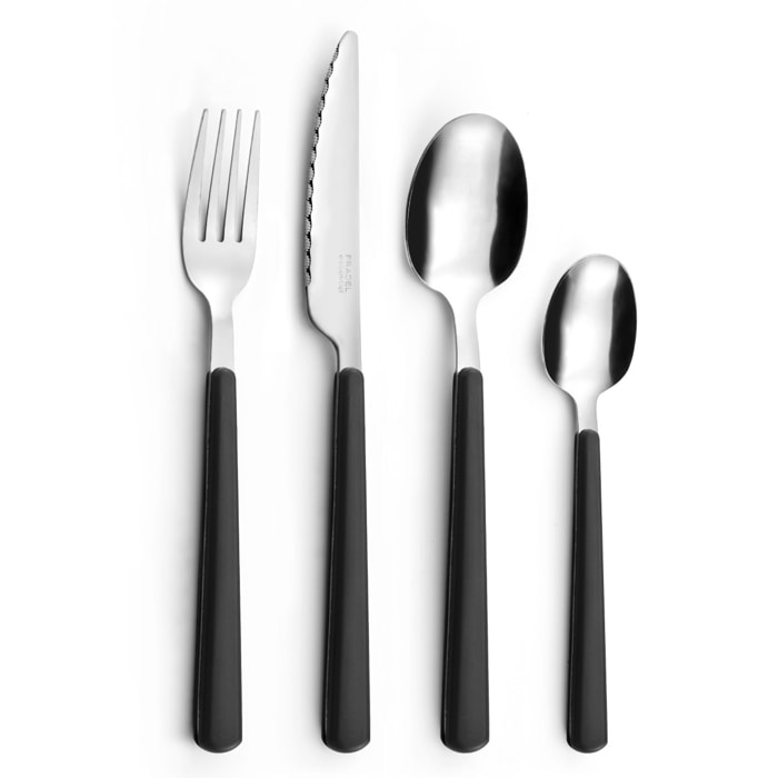 Tonus Noir - Ménagère 48 pièces