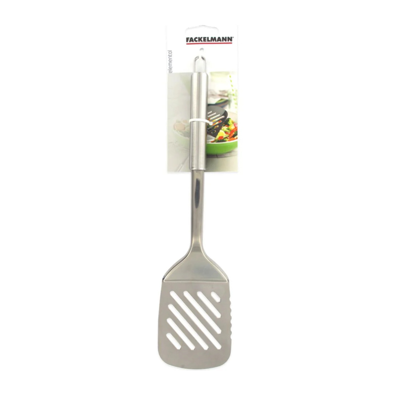 Spatule de cuisine ajourée en inox 33 cm Fackelmann Elemental