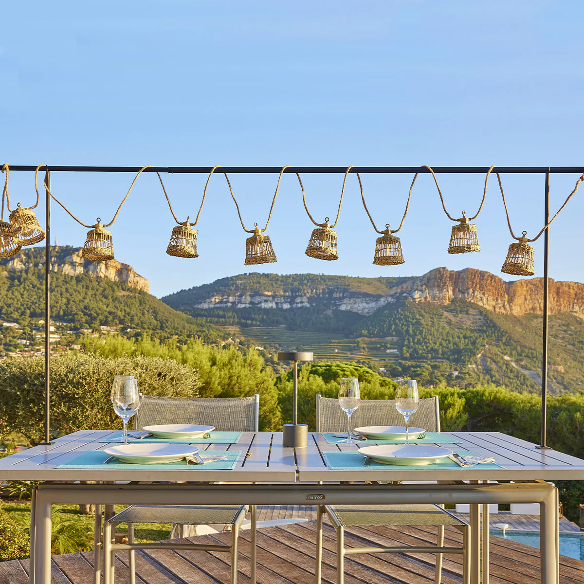 Support de table guirlande BARILO 4M