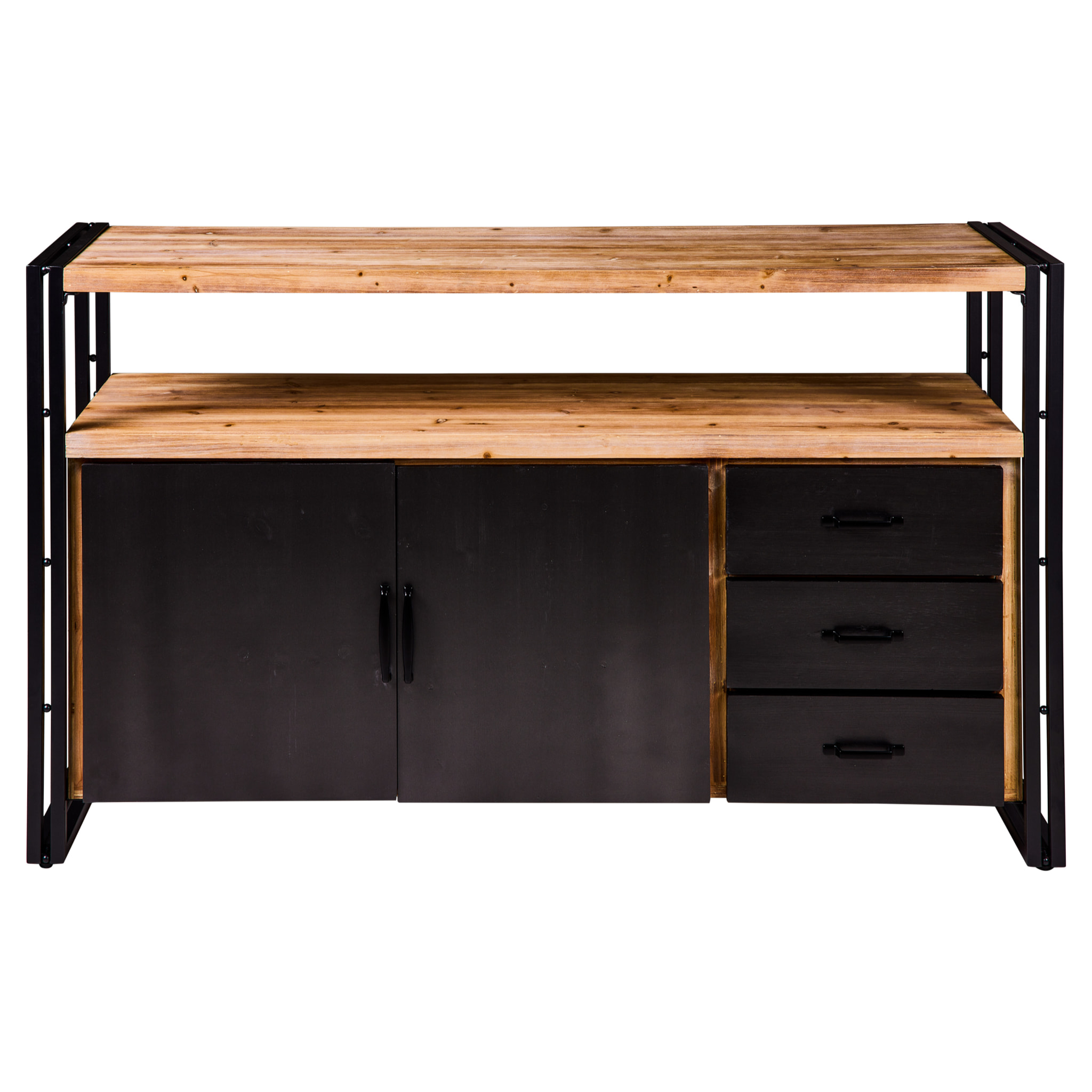 INNOVATION - CREDENZA 2 SPORTELLI 3 CASSETTI - misura: 145X40X86 cm