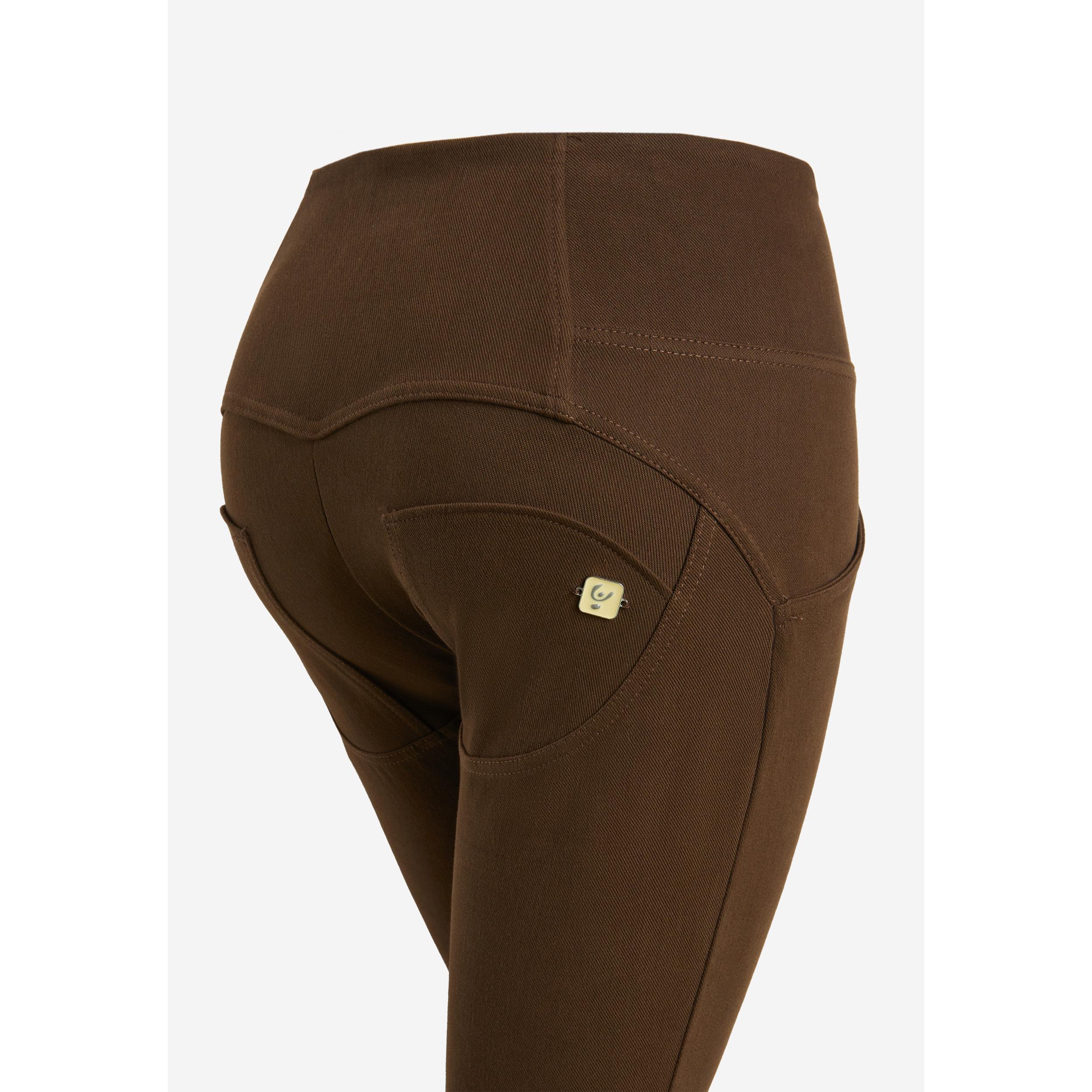 Pantaloni push up WR.UP® 7/8 clessidra vita alta jersey drill