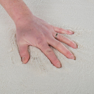 Tapis Shaggy MITA lavable en machine à 30°C