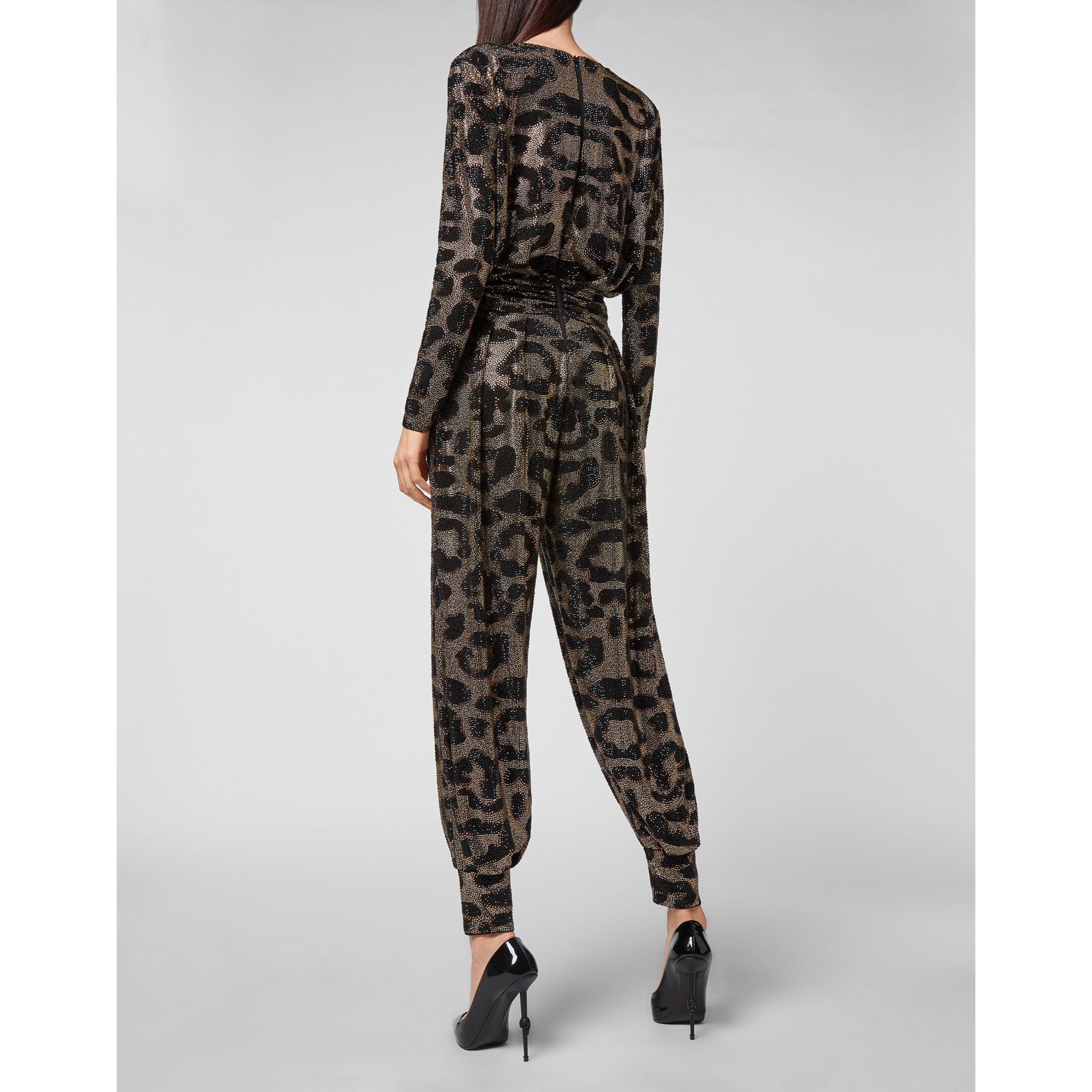 PHILIPP PLEIN Jumpsuit LEOPARD