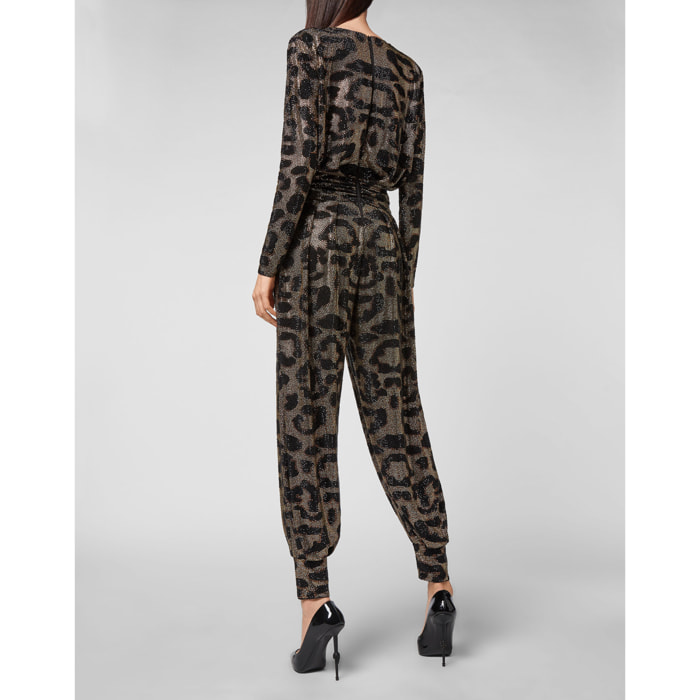 PHILIPP PLEIN Jumpsuit LEOPARD