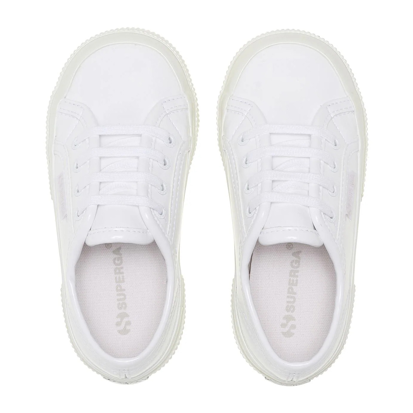 Le Superga Bambina Bianco 2750 Kids Vegan Varnish Material