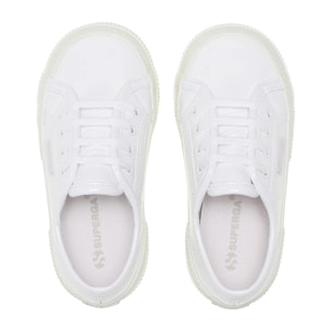 Le Superga Bambina Bianco 2750 Kids Vegan Varnish Material