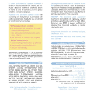 PEDIAKID - P'tit Eczederm Duo - Duo complet IN & OUT - Complément alimentaire probiotiques & crème apaisante naturelle - Peau sensible & sèche -  21 sachets + 1 tube - Lot de 2