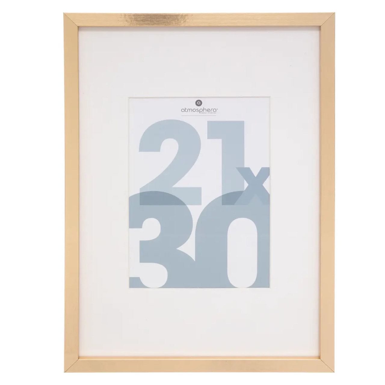 Cadre photo "Manu" - doré - bois 21x30 cm