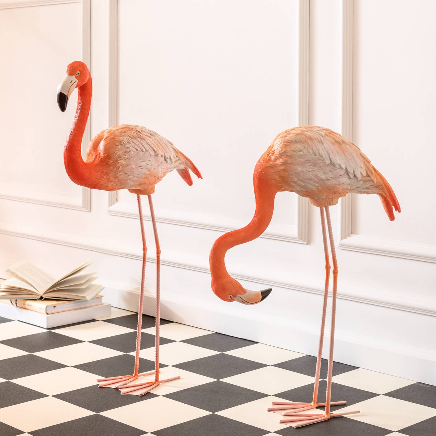 Déco flamant rose 75cm Kare Design