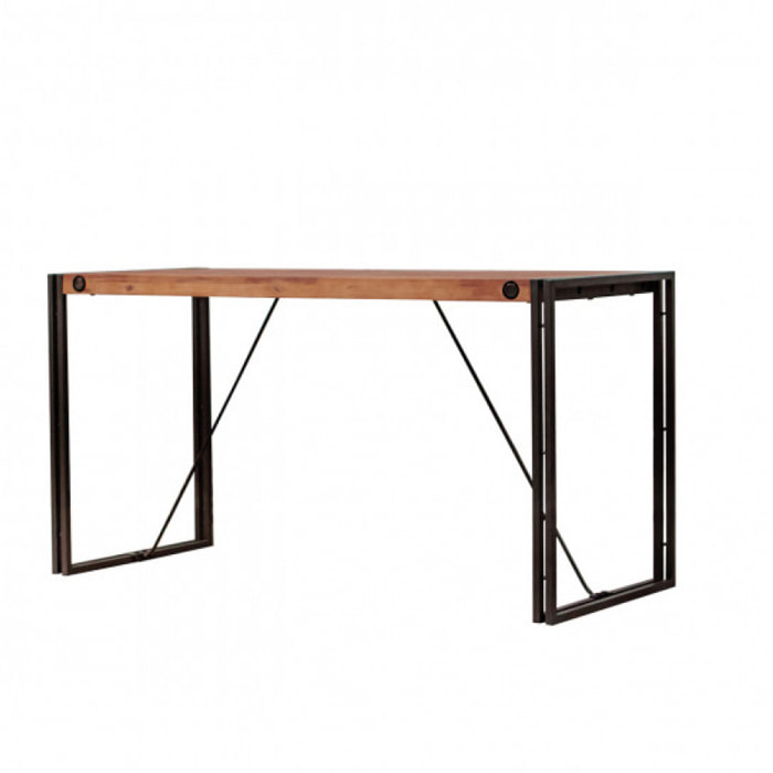 Bureau en bois et métal design industriel - ATELIER