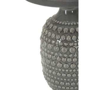 LAMPADA DA COMODINO POINTS GRIGIA CM Ø 15X30,5